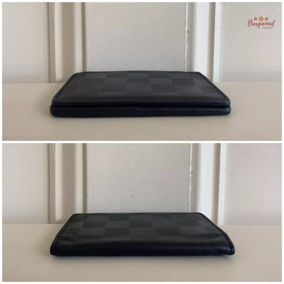 uthentic Louis Vuitton Damier Infini Leather Bifold Pocket Organizer Wallet - Picture 6 of 12